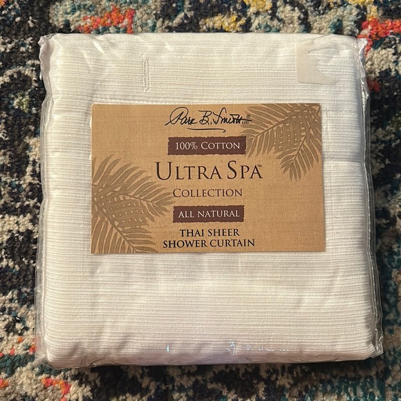 Thai Sheer Shower Curtain - Picture 1 of 2